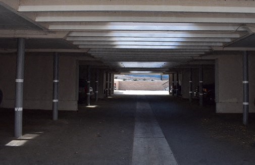 Gated parking garage